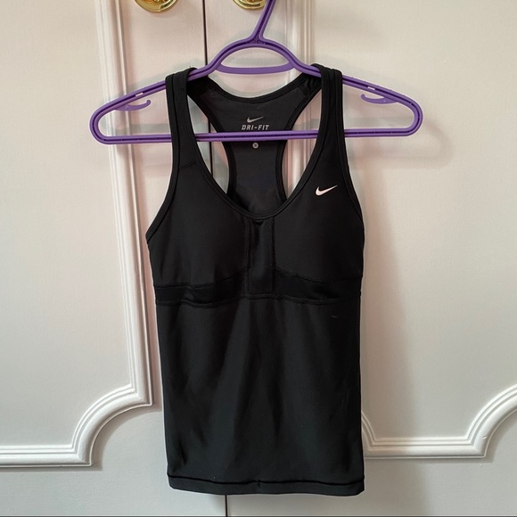 Nike Dry Fit Tank with Built In Bra - Picture 1 of 4